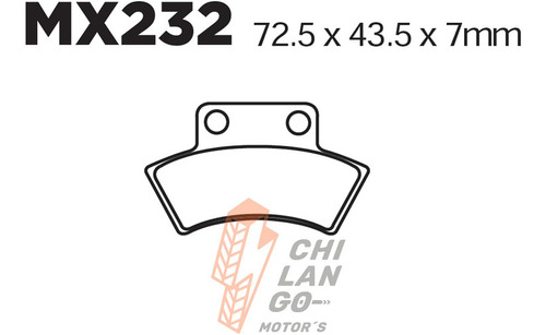 Balatas Tra. Polaris Xplorer 300 (4x4) 96-00