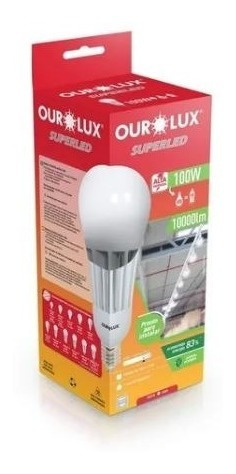 Lâmpada Bulbo Superled 100w 6500k Bivolt - Ourolux  