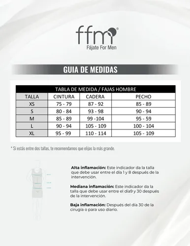 Fájate Colombia Fajas Liporeductoras De Hombre Negro Xxl
