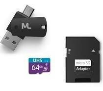 Kit 4 X 1 Cartão De Memória Ultra High Speed-i + Adaptado