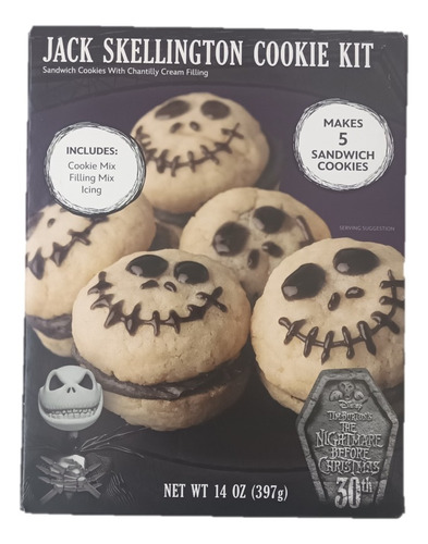 Mezcla Para Galletas Halloween Disney Jack Skellington 453g