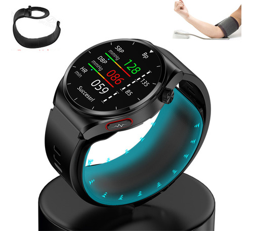 Smart Watch Ecg Bomba De Aire + Airbag Tipo Presión Arterial