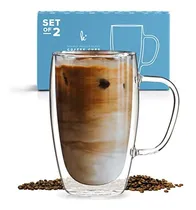 Comprar Vasos Café O Té Tazas Color 15oz Doble Pared Con Aislamiento