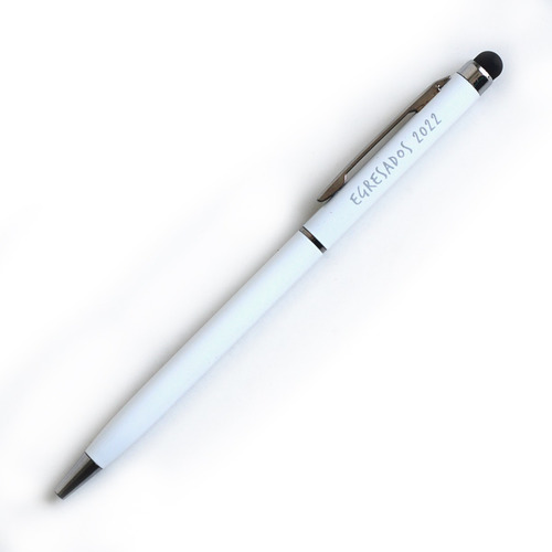 100 Bolígrafos Slim Touch Personalizado - Grabado Láser