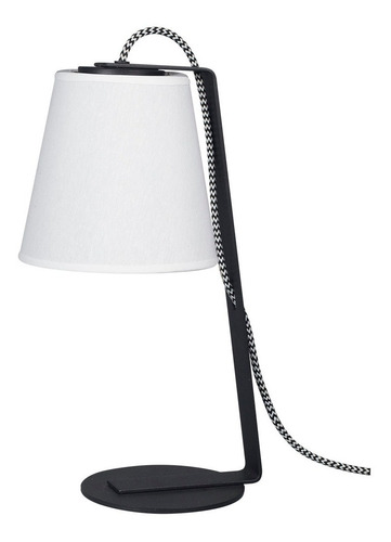 Lampara Mesa Escritorio Veladores Modernos Kinu Colores Lds Estructura Negro