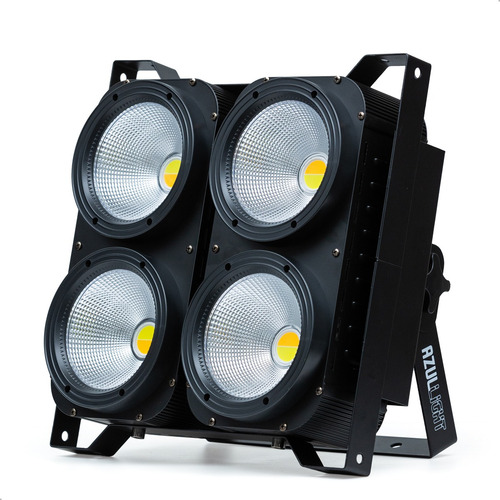 Mini Brut 400w Led 4 Lâmpadas Case C/ 5 - Branco Quente/frio
