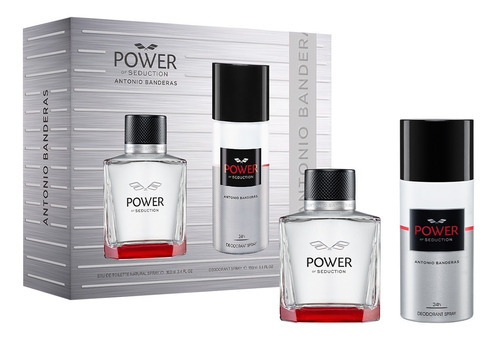 Set Banderas Power Of Seduction Men Edt 100 Ml + Deo Género Hombre