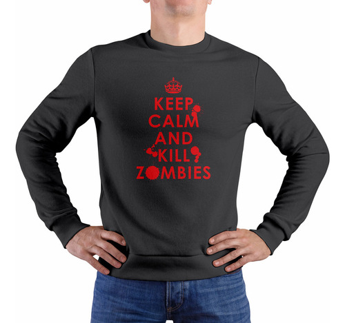 Polera Keep Calm And Kill Zombies (d0895 Boleto.store)