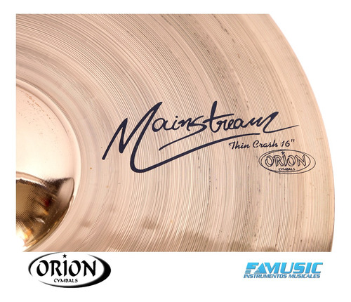 Platillo De Bateria Orion Ms16tc Thin Crash 16 Sale %