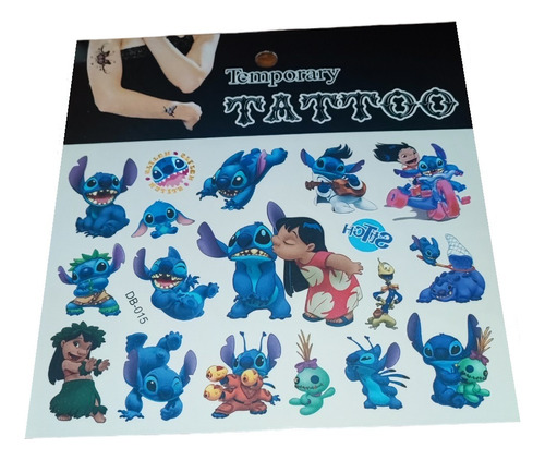 Tatuajes Tattoo Temporales Kuromi  Lilo Y Stitch Otros