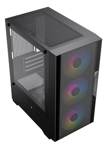 Gabinete Gamer Acegeek Stratus Mesh Rainbow Midtower Com 3 F