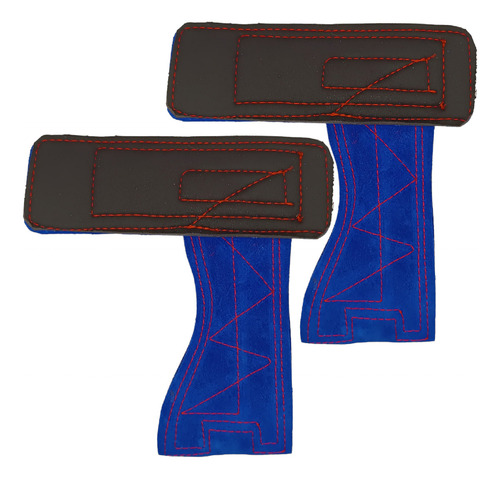 Straps Muñequeras Para Levantamiento Pesas Gym Crossfit Color Celeste