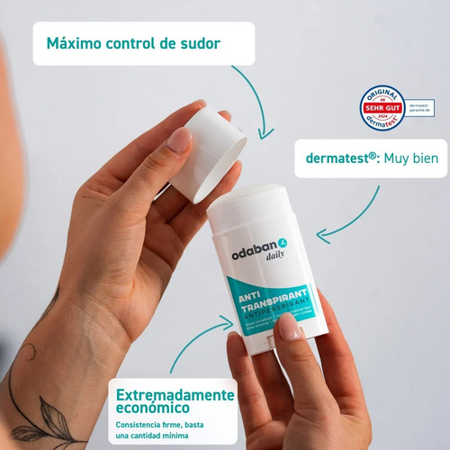 Kit Antitranspirante Odaban Spray + Odaban Deo Stick Unisex