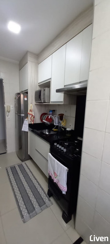 Imagem 11 de 30 de Apartamento Com 3 Dormitórios, Sala Ampla Com 2 Ambientes, Sacada E 1 Vaga De Garagem - 9123