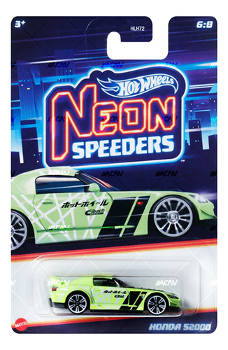 Hot Wheels Neon Speeders Honda S200 6/8 