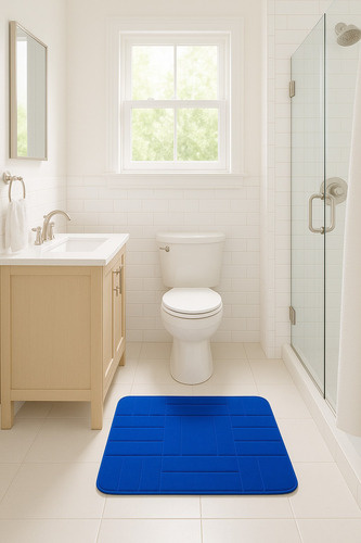 Alfombra Rectangular Antideslizante Memory 40x60 Para Piso