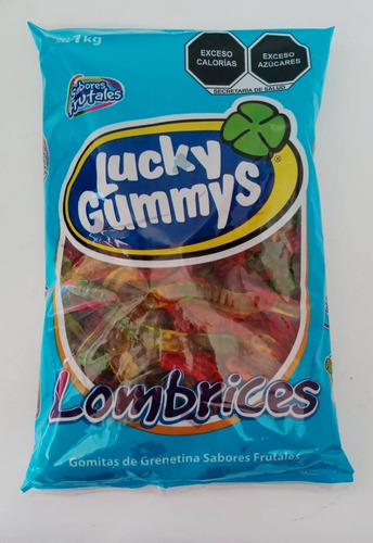 Gomitas Lombriz Gummy Lucky 1 Kg