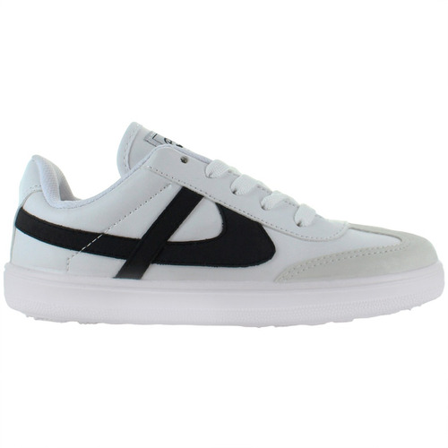 Panam Tenis Vestir Casual Skate Blanco Textil Niños 83228