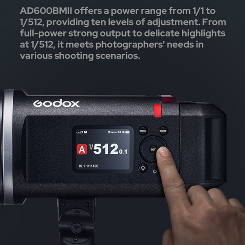 Flash Godox Ad600bm Ii Para Exteriores, 600 W, Soporte Bowen