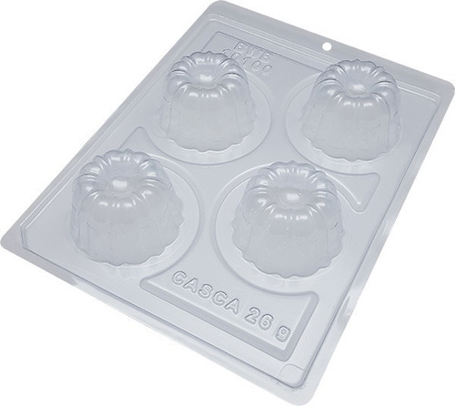 2 Moldes Para Chocolate 3 Partes Bwb Cod 10100 Trufa Mousse