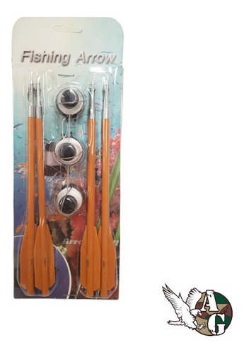 Imagen 3 de 3 de Kit Pesca 4 Dardos Y Reel Jandao