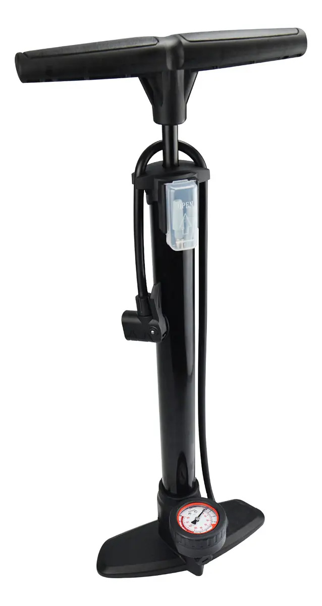 Bomba Para Encher Pneu De Bike Zenite 160psi Carro E Moto Cor Preto