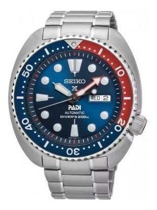 Relógio Seiko Prospex Turtle Padi Pepsi - Srpe99b1 D1sx