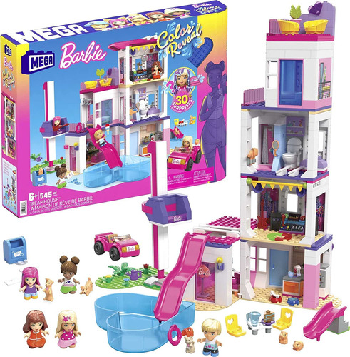 Mega Construx Barbie Color Reveal Casa De Los Sueños Juguete