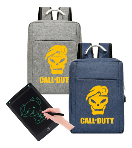 Morral Call Of Duty Maletin Combo Incluye Tableta