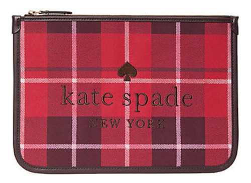 Kate Spade New York Ella Plaid Bolso Grande Con Cremallera B