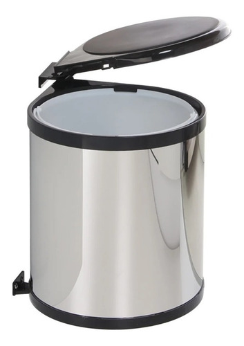 Imagen 4 de 5 de Caneca Basurera Acero De Puerta