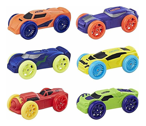 Paquete De 6 Carros De Espuma Nerf Nitro (versión 1)