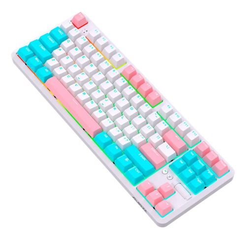 Imagen 4 de 5 de Teclado Mecánico Rgb Inalámbrico Hotswap Red Switch - Ajazz