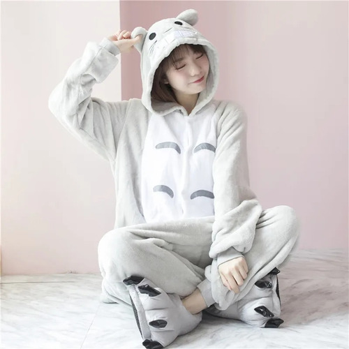 Conjuntos De Pijama Totoro Para Mujer Para Adultos, Pijama D