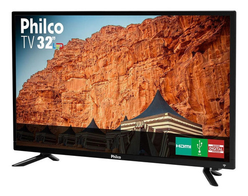 TV de 32" Philco PTV32C30D com tela LED HD