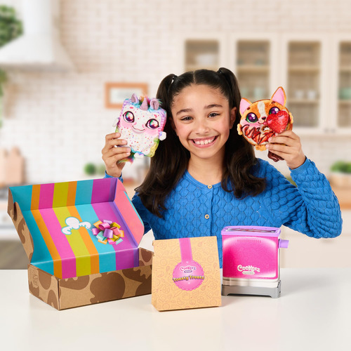 Toastadora Con Felpa Perfumada Paquete De 2 Peluches Sorpres