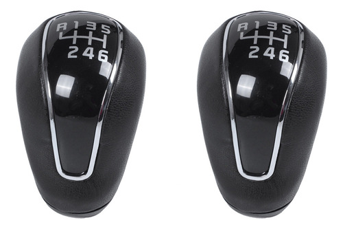 2 Peças De Carro De 6 Velocidades Manual, Botão De Mudança D