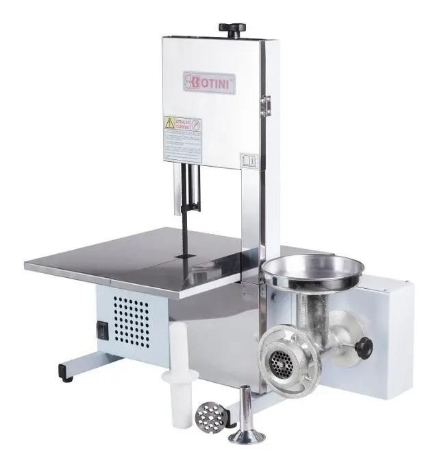 Serra Fita Bancada Botini 1/3CV Bivolt Com Moedor De Carne