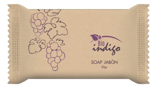50 Shampoo Hotel+50 Jabón Biodegradables 20ml Uva