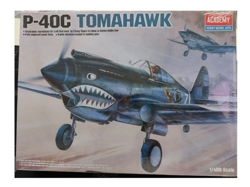 Avion Tomahawk P-40c Escala 1/48