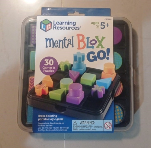 Learning Resources Mental Blox Go!, Stem, 30 Juegos Y Rompec