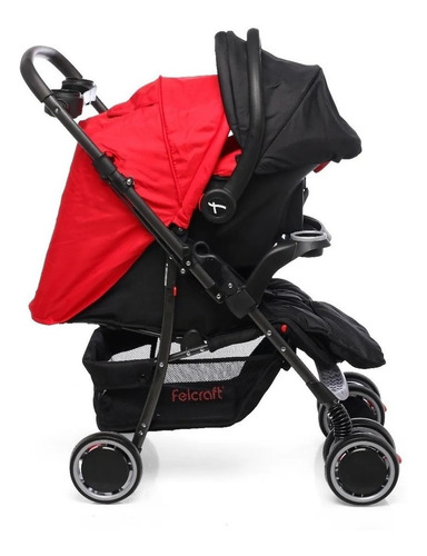 Coche Bebe Travel System Manija Rebatible + Huevito = Butaca