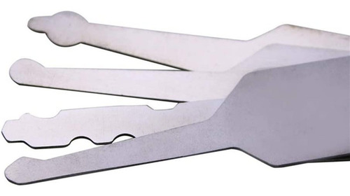 Imagen 6 de 7 de Kit Juego 10 Ganzúas De Chapa Para Auto O Cilindros