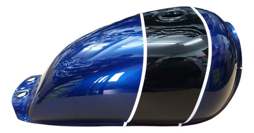 Tanque Nafta Gota Cafe Racer Scrambler Tracker Azul Moto Sur