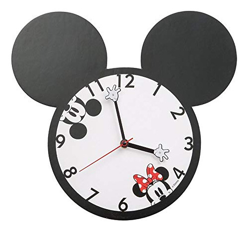 Reloj De Pared Decorativo Con Forma De Mickey Y Minnie Mouse