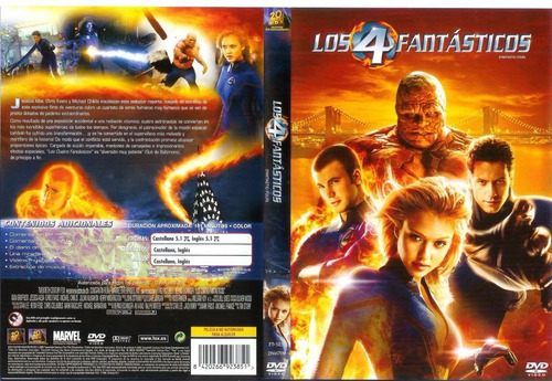 Los 4 Fantásticos 2005 Dvd Original
