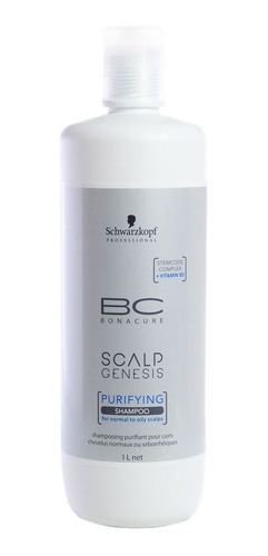 Schwarzkopf Scalp Genesis Purifying Shampoo Pelo Graso 1l