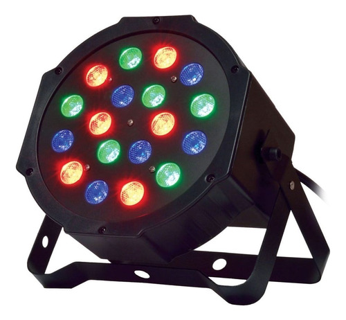 Luz Proton Rgb 18 Led Luces Tacho Dj Colores Eventos Fiestas