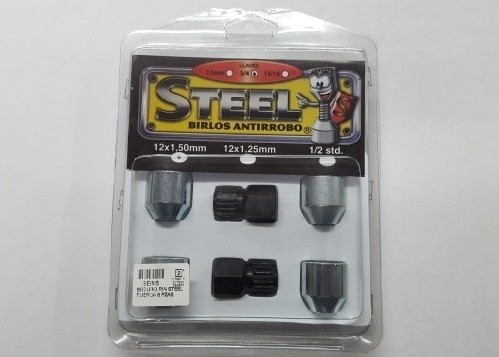 Seguros Steel Para Rines Y Llantas Tuerca 12x1.25
