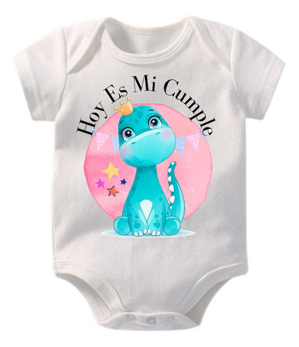 Body Bebe Diseño Mi Primer Añito Dinosaurios, Varios Modelos